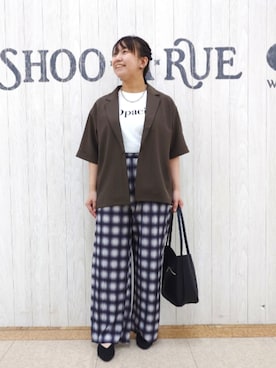 「アイテム（ピアス（両耳用））」を使った、とろろさん（レディース・153cm）の秋コーディネート