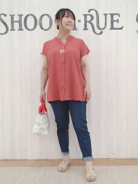 「アイテム（キッチンツール）」を使った、とろろさん（レディース・153cm）の夏コーディネート