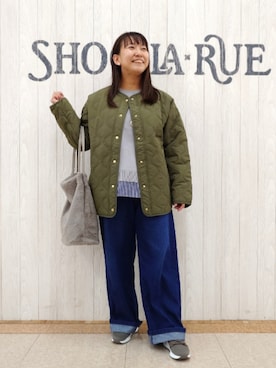 「SHOO・LA・RUE（シューラルー）のアイテム」を使った、とろろさん（レディース・153cm）の秋コーディネート