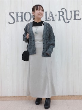 「DRESKIP（ドレスキップ）のアイテム（ワンピース/ドレス）」を使った、とろろさん（骨格ストレート・レディース・153cm）の秋コーディネート