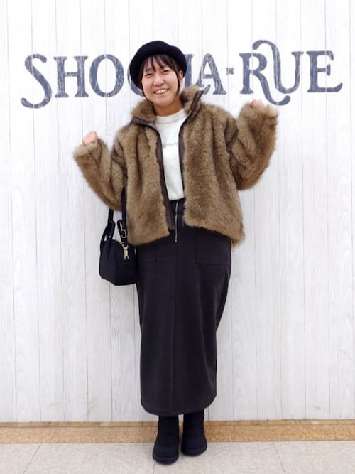 フェイクファーブルゾン