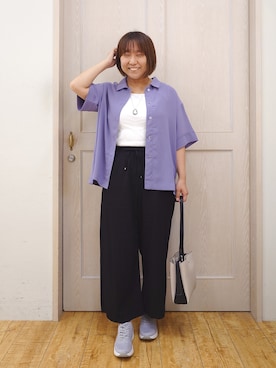 「SHOO・LA・RUE（シューラルー）のアイテム（その他パンツ）」を使った、とろろさん（レディース・153cm）の秋コーディネート