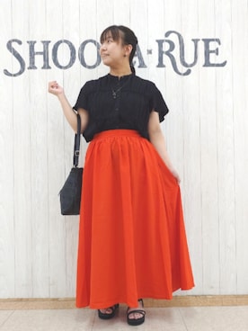 「アイテム（ピアス（両耳用））」を使った、とろろさん（レディース・153cm）の夏コーディネート