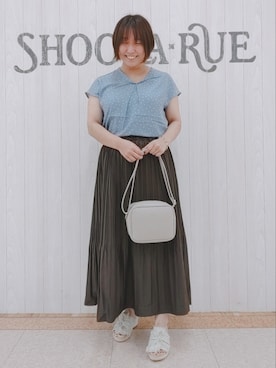 「DRESKIP（ドレスキップ）のアイテム（サンダル）」を使った、とろろさん（レディース・153cm）の秋コーディネート