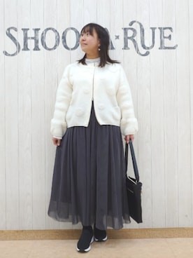 「チュールスカート」｜とろろさん（レディース・153cm）の春コーディネート