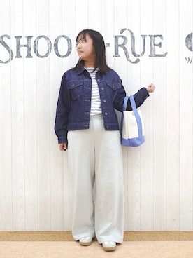 「SHOO・LA・RUE（シューラルー）のアイテム」を使った、とろろさん（レディース・153cm）の春コーディネート
