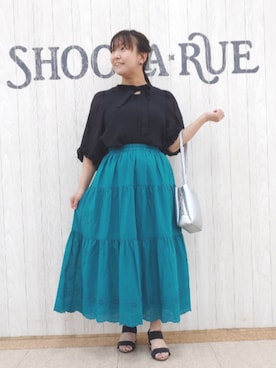 「DRESKIP（ドレスキップ）のアイテム」を使った、とろろさん（レディース・153cm）の夏コーディネート