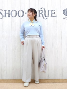 「アイテム（財布/小物）」を使った、とろろさん（レディース・153cm）の春コーディネート