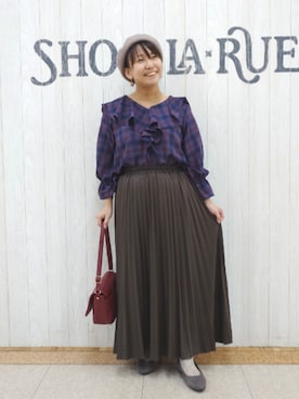 「DRESKIP（ドレスキップ）のアイテム」を使った、とろろさん（レディース・153cm）の秋コーディネート