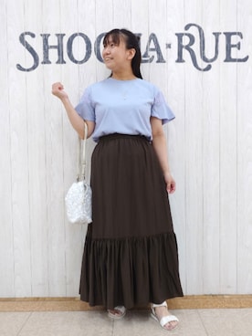「DRESKIP（ドレスキップ）のアイテム」を使った、とろろさん（レディース・153cm）の夏コーディネート