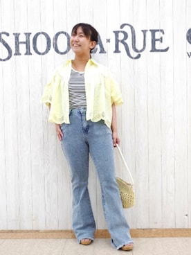 「SHOO・LA・RUE（シューラルー）のアイテム」を使った、とろろさん（レディース・153cm）の夏コーディネート