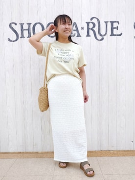 「SHOO・LA・RUE（シューラルー）のアイテム」を使った、とろろさん（レディース・153cm）の夏コーディネート
