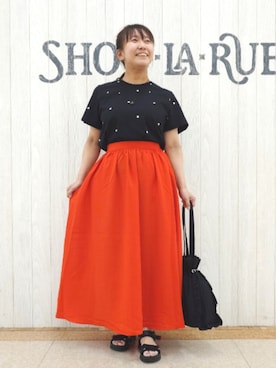 「アイテム（ピアス（両耳用））」を使った、とろろさん（レディース・153cm）の夏コーディネート
