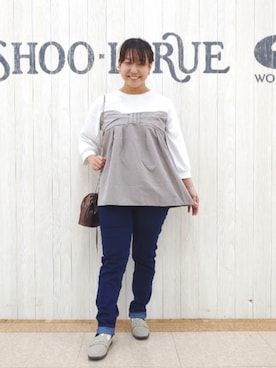 「アイテム（その他シューズ）」を使った、とろろさん（レディース・153cm）の秋コーディネート