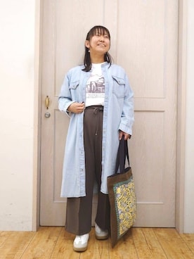 「Reflect（リフレクト）のアイテム」を使った、とろろさん（レディース・153cm）の春コーディネート