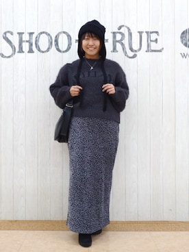 「Cutie Blonde（キューティーブロンド）のアイテム」を使った、とろろさん（レディース・153cm）の冬コーディネート