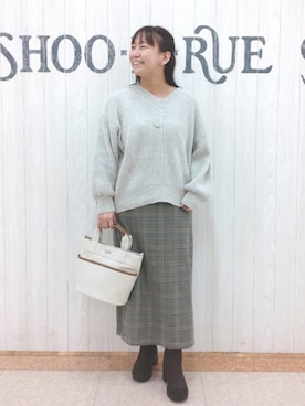 「ナチュラル」｜とろろさん（骨格ストレート・レディース・153cm）の冬コーディネート