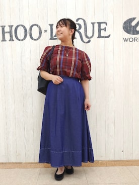 「アイテム（その他シューズ）」を使った、とろろさん（レディース・153cm）の秋コーディネート