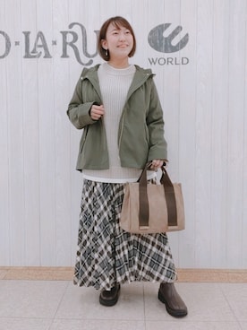 とろろさん（レディース・153cm）の冬コーディネート