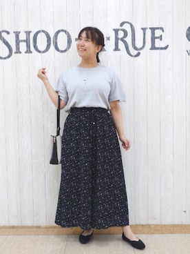 「SHOO・LA・RUE（シューラルー）のアイテム」を使った、とろろさん（レディース・153cm）の夏コーディネート