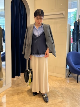 「アイテム（テーラードジャケット）」を使った、nol   suzukiさん（レディース・157cm・30代）の秋コーディネート