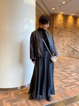 「BEARDSLEY」｜「アイテム（その他シューズ）」を使った、ma14yさん（レディース・159cm）の秋コーディネート