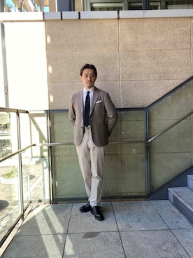 「アイテム（ハンカチ/ハンドタオル）」を使った、tsubakiさん（メンズ・178cm）の冬コーディネート