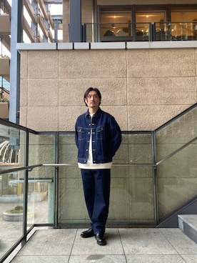 「Lee（リー）のアイテム（ジャケット/アウター）」を使った、tsubakiさん（メンズ・178cm）の冬コーディネート