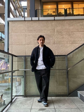 「FORK&SPOON」｜「アイテム（ジャケット/アウター）」を使った、tsubakiさん（メンズ・178cm）の冬コーディネート