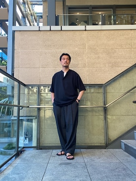 「アイテム（タンクトップ）」を使った、tsubakiさん（メンズ・178cm・40代）の夏コーディネート