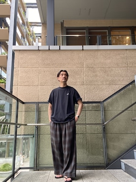「URBAN RESEARCH DOORS（アーバンリサーチドアーズ）のアイテム（Tシャツ/カットソー）」を使った、tsubakiさん（メンズ・178cm）の秋コーディネート