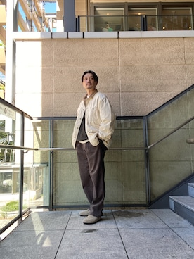 「アイテム（サンダル）」を使った、tsubakiさん（メンズ・178cm・40代）の秋コーディネート