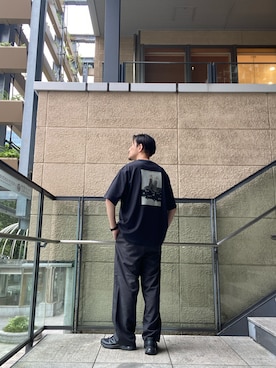 「URBAN RESEARCH DOORS（アーバンリサーチドアーズ）のアイテム（Tシャツ/カットソー）」を使った、tsubakiさん（メンズ・178cm）の秋コーディネート