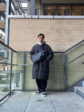 「アイテム（パーカー）」を使った、tsubakiさん（メンズ・178cm・40代）の冬コーディネート
