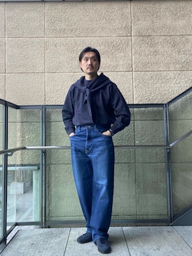 「PUMA（プーマ）のアイテム」を使った、tsubakiさん（メンズ・178cm）の冬コーディネート