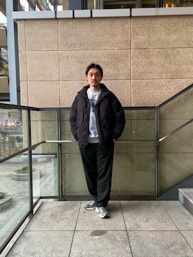 「FORK&SPOON」｜「アイテム（スウェット）」を使った、tsubakiさん（メンズ・178cm）の冬コーディネート