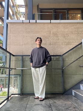 「FORK&SPOON（フォークアンドスプーン）のアイテム」を使った、tsubakiさん（メンズ・178cm）の秋コーディネート