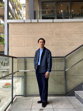 「スエードローファー」｜tsubakiさん（メンズ・178cm）の秋コーディネート