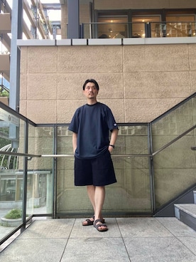 「URBAN RESEARCH（アーバンリサーチ）のアイテム（パンツ）」を使った、tsubakiさん（メンズ・178cm）の夏コーディネート