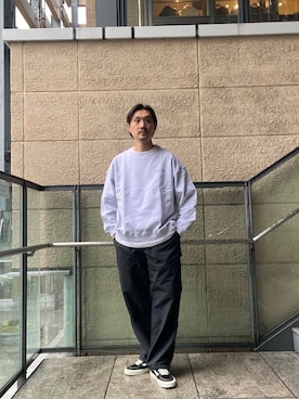 「URBAN RESEARCH（アーバンリサーチ）のアイテム（スウェット）」を使った、tsubakiさん（メンズ・178cm）の春コーディネート