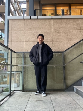 「アイテム（その他アウター）」を使った、tsubakiさん（メンズ・178cm）の秋コーディネート