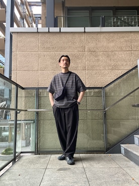 「EKAL（エカル）のアイテム」を使った、tsubakiさん（メンズ・178cm）の春コーディネート