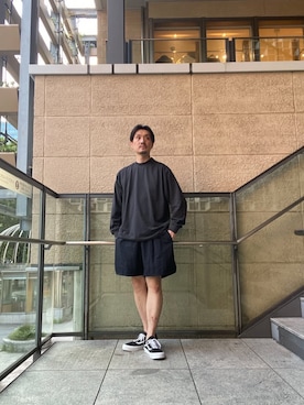 「アイテム（スニーカー）」を使った、tsubakiさん（メンズ・178cm・40代）の夏コーディネート