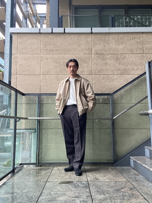 セール】LIFE STYLE TAILOR ウーリーノグレンチェック2タックパンツ