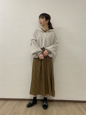 Tsubota sakiさん(レディース・165cm)の冬コーディネート