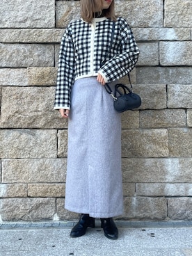 Tsubota sakiさん（レディース・165cm）の冬コーディネート