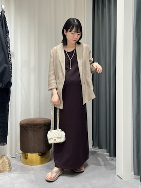 「タンクワンピース」｜doudou_mahiroさん（レディース・157cm）の春コーディネート