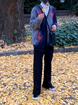 「Adoon plain（アドーンプレーン）のアイテム（その他パンツ）」を使った、kenta7303kunさん（メンズ・185cm）の冬コーディネート