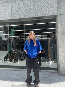 「A4A（エーフォーエー）のアイテム」を使った、JYO KAさん（レディース・168cm）の春コーディネート
