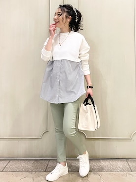 あやさん（レディース・160cm）の春コーディネート